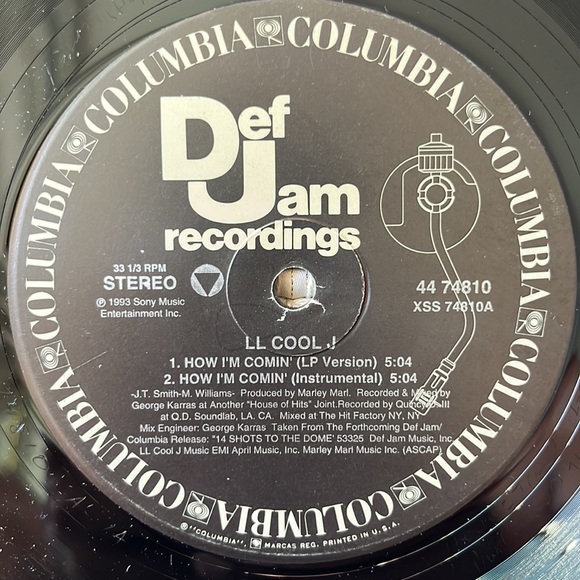 LL Cool J - “How I’m Comin’” 12inch Single Vinyl - Picture 4 of 5